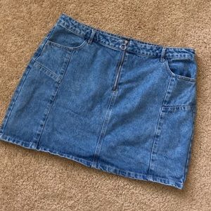 Denim skirt
